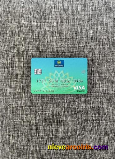 Yemen Gulf Bank visa electron card photolook